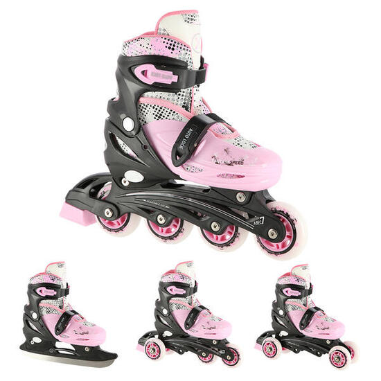 Skeelers met verwisselbare hockeybladen 4in1 NH18331 Nils Extreme