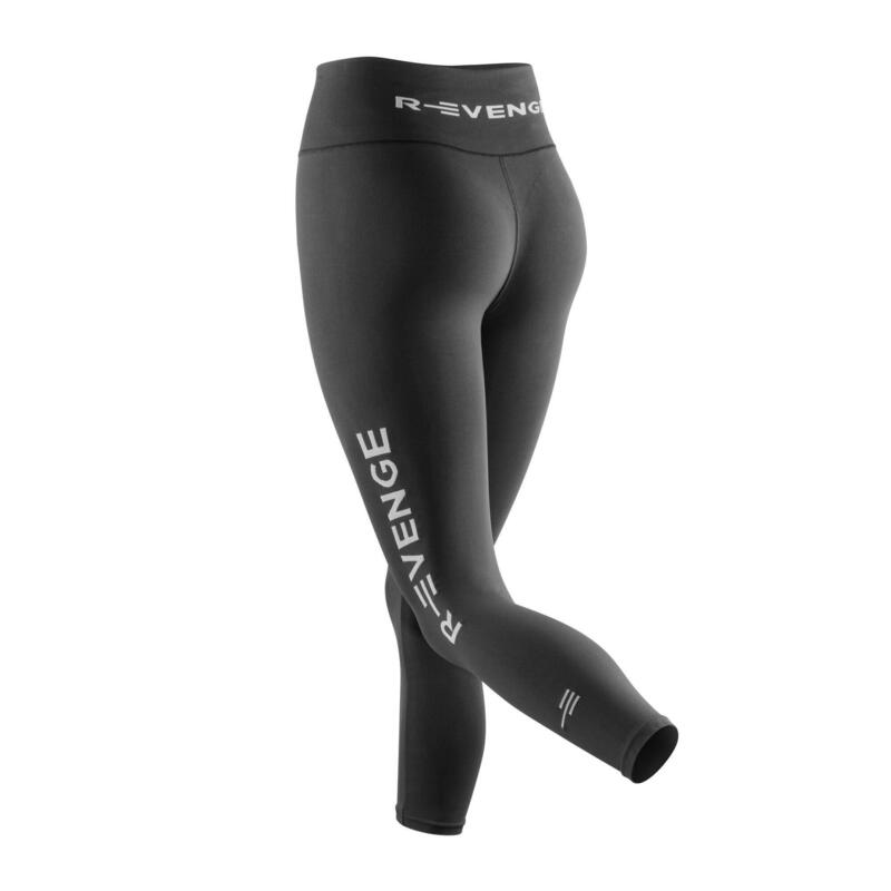 Leggings technique push up Q-Skin femme Fitness Running Cardio Yoga noir