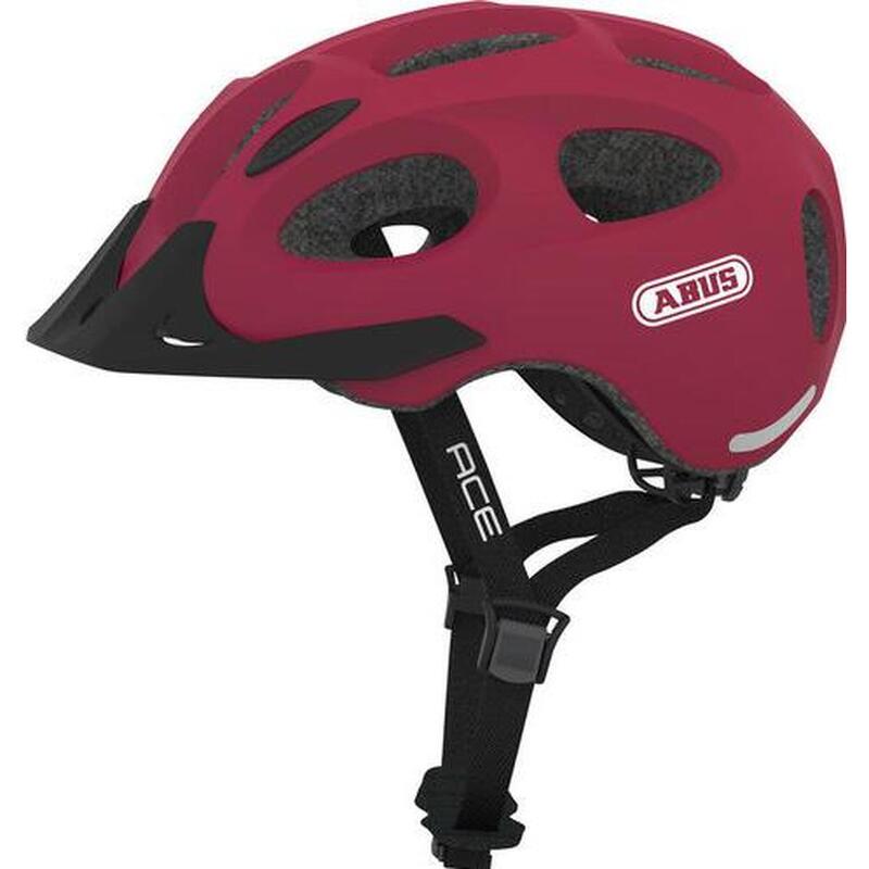 Helm Youn-I Ace Kers Rood M 52-58 Cm