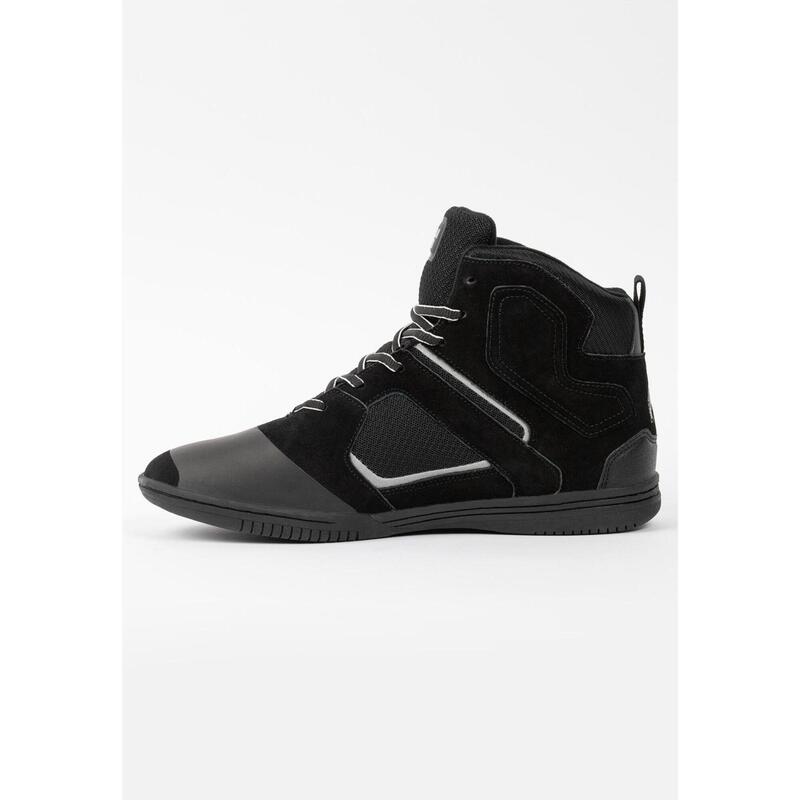 Scarpe Ginnastica Uomo - Scarpe Ginnastica Donna - Troy High Tops - Nero/Grigio