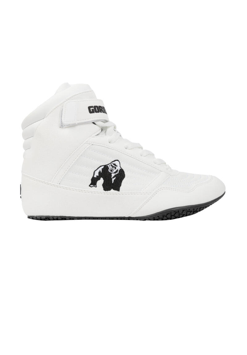 Gorilla Wear High Tops - białe buty za kostkę na siłownie