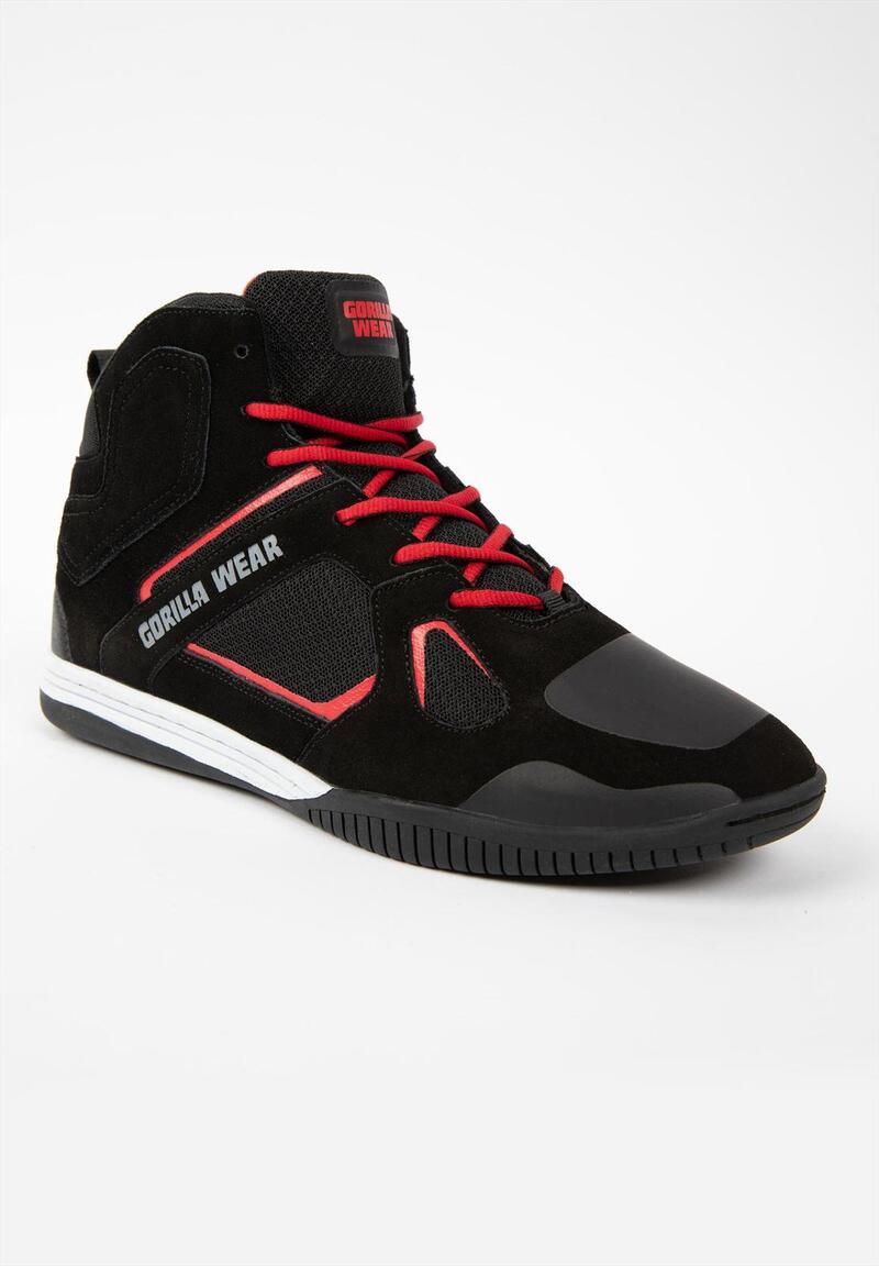 Zapatillas Hombre - Zapatillas Mujer - Troy High Tops - Negro/Rojo