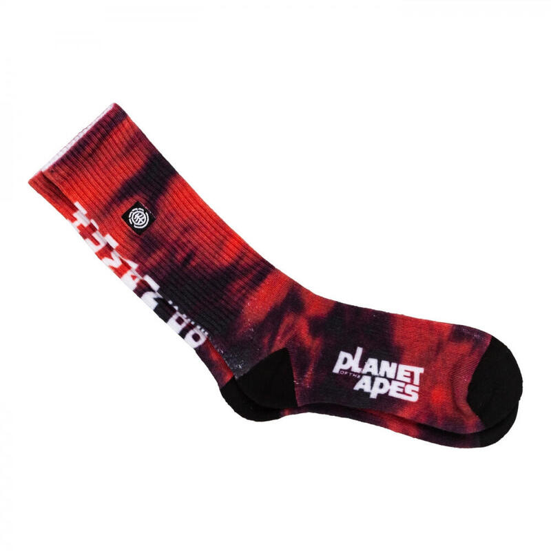 CHAUSSETTES HOMME POTA SKATE RED TIE DYE
