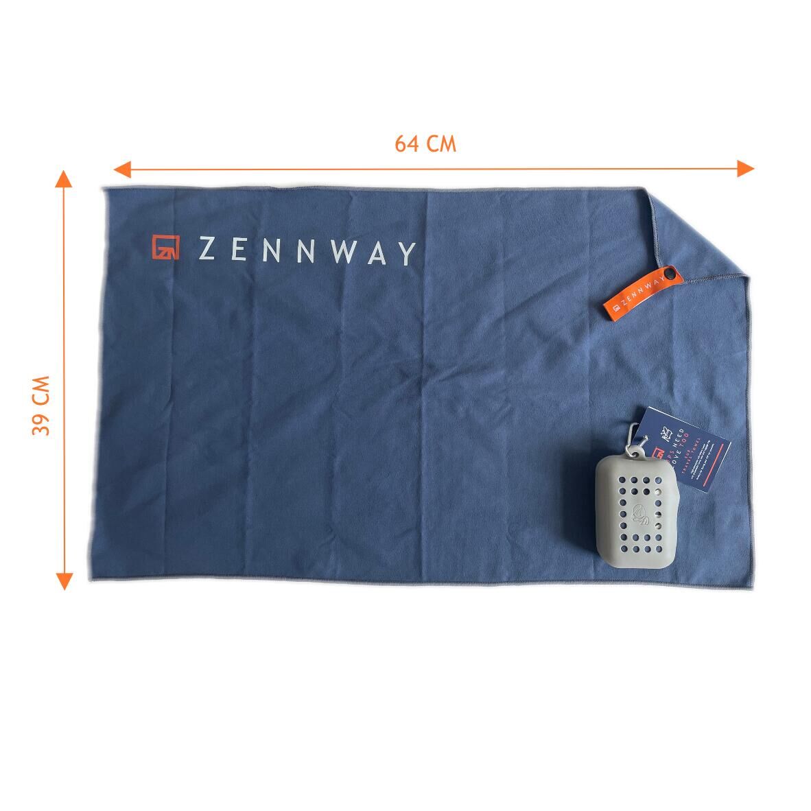 ZENNWAY SUP TRAVEL TOWEL - MIDNIGHT