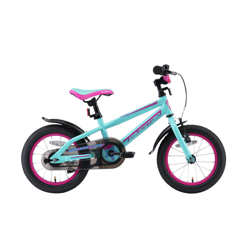 Bicicleta niños 14 pulgadas BIKESTAR urban turquesa 3 años