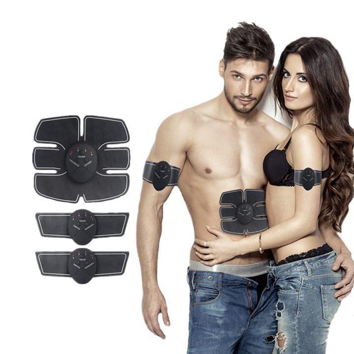 Estimulador Muscular EMS para Abdominais, Braços e Pernas