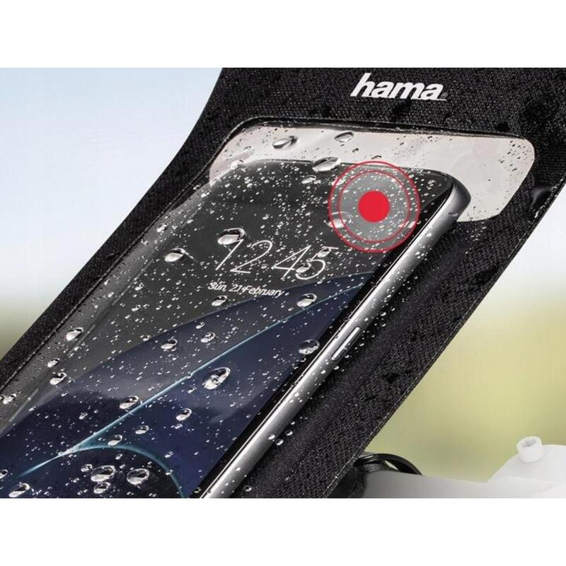 Wodoodporny uchwyt rowerowy na telefon Hama 8 -16 cm