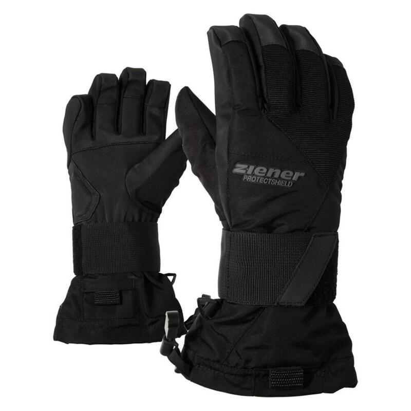 Y Montily AsR Glove Sb - Handschoenen - 12 black - kids - Pisteskiën