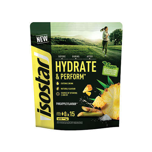 Odżywka węglowodanowa Isostar Hydrate&Perform Isotonic Drink 450g Pineapple