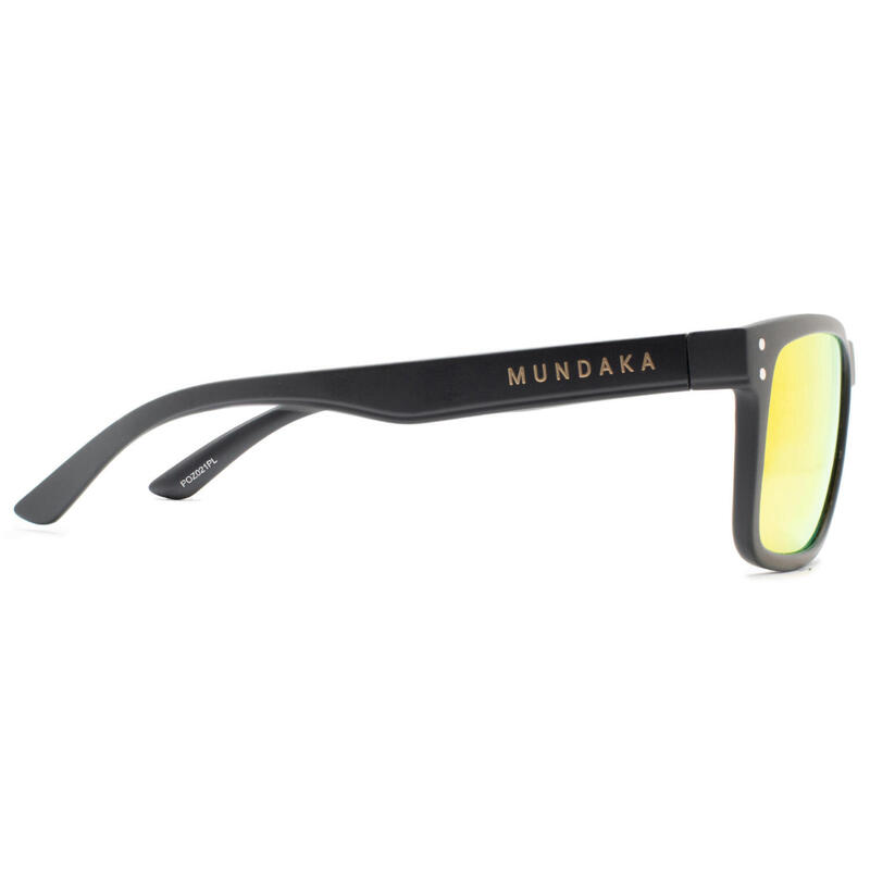 **Lunettes de soleil POZZ' noir mat, CX Polarisés ORANGE cat.3 - MUNDAKA**