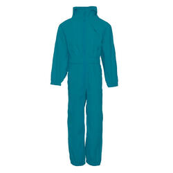 Kinderen/Kinderenknop Regenpak (Teal)