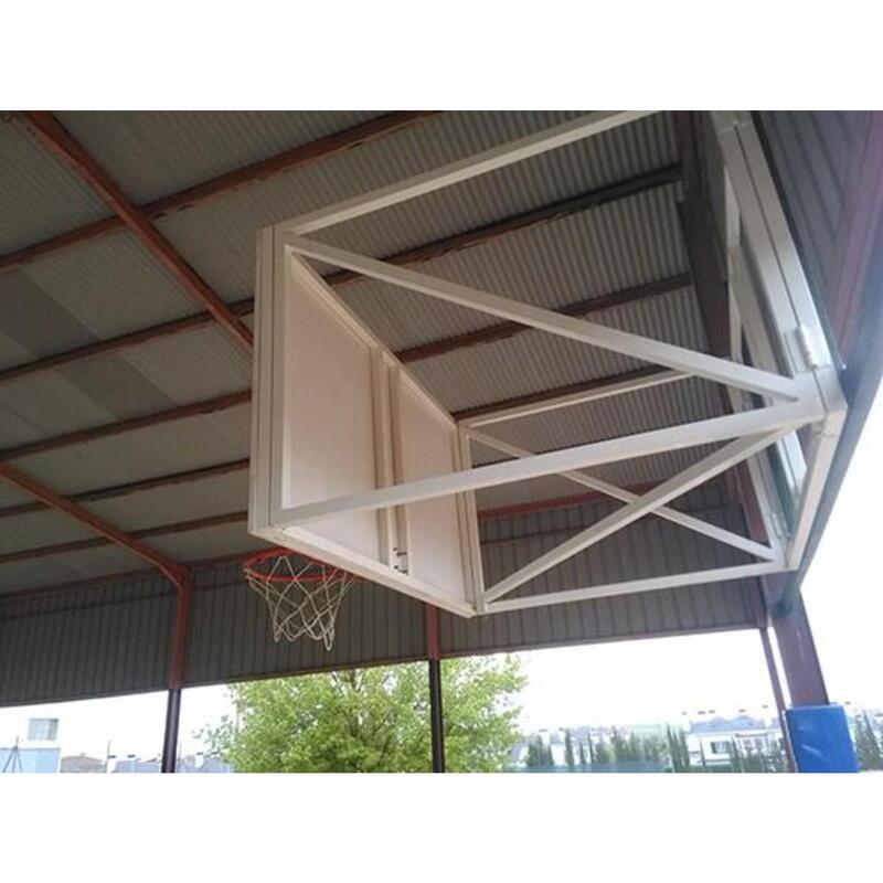 JUEGO CANASTAS BALONCESTO ABATIBLES VUELO 1,5 MT, -SIN TABLERO, NI ARO -