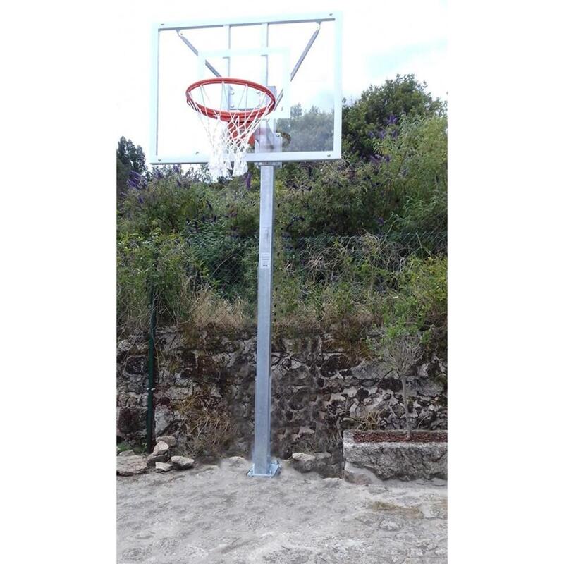 JUEGO CANASTAS MINIBASKET GALVANIZADAS NEW TUBO 114* -SIN TABLERO, NI ARO -