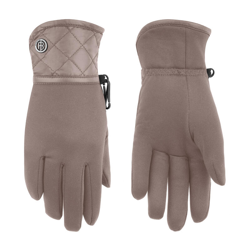 Gants Polaire Poivre Blanc Stretch Fleece Gloves 1775 Rock Brown Femme