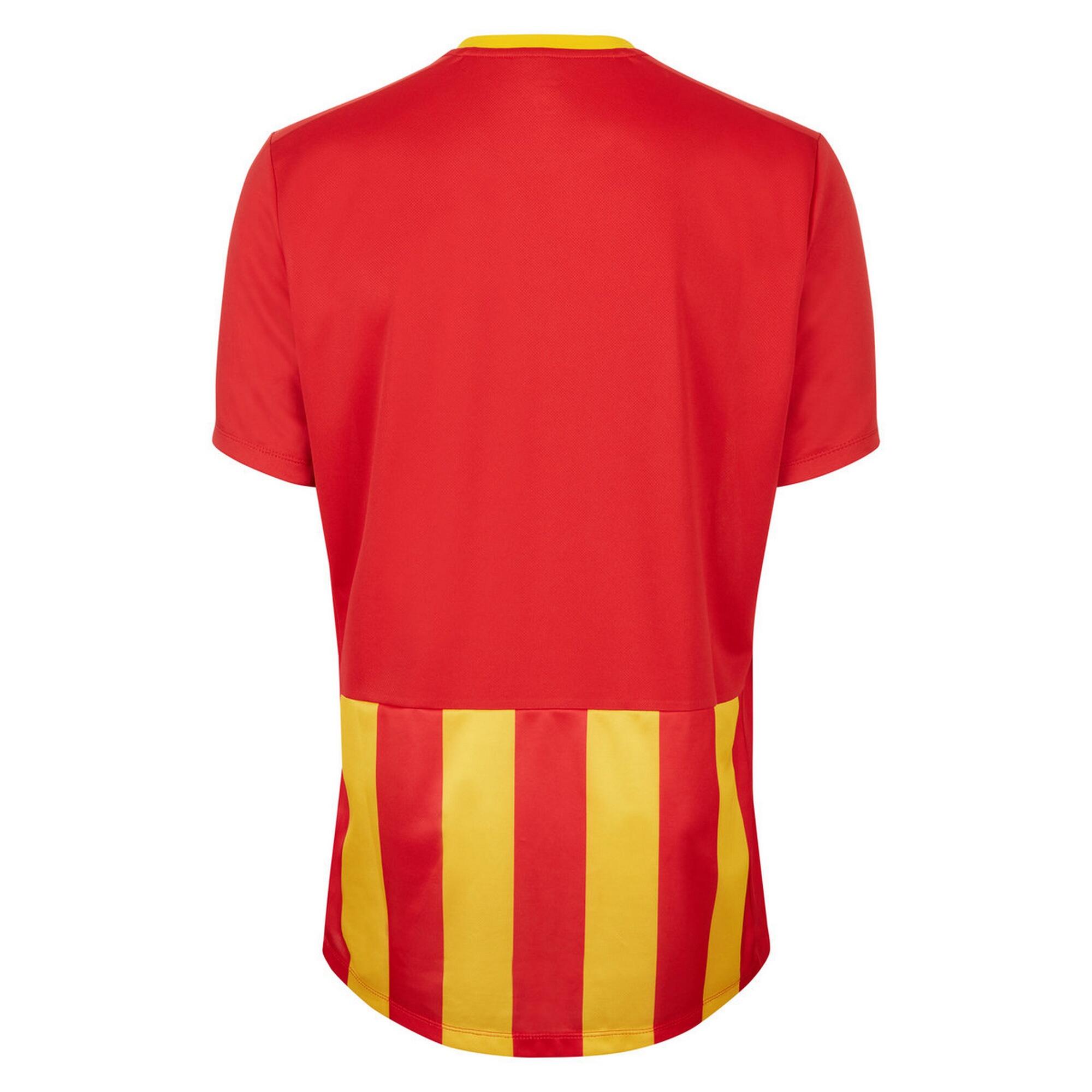 Boys Milan Striped Jersey (Vermillion/Yellow) 2/3