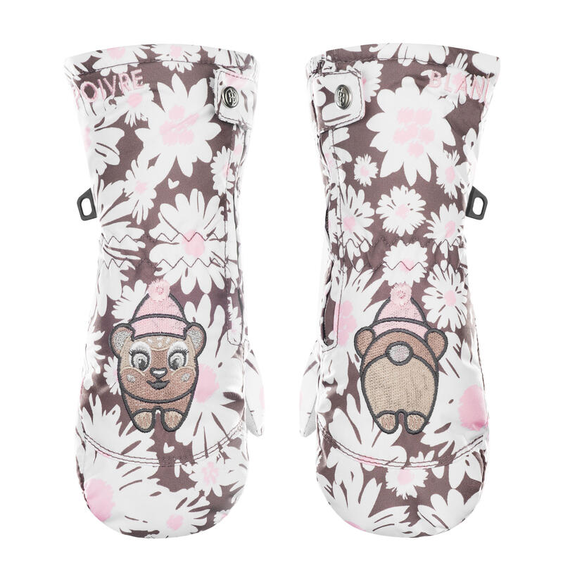 Manoplas de esquí White Pepper Manoplas de esquí 1073 Daisy Pink Girl