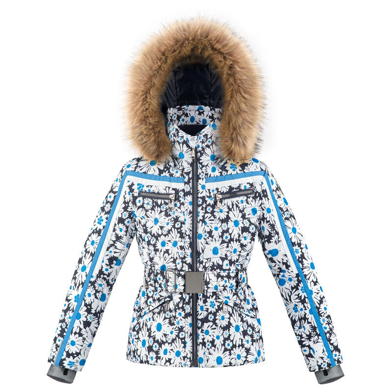 Chaqueta de esquí para niña White Pepper 1002 Daisy Blue