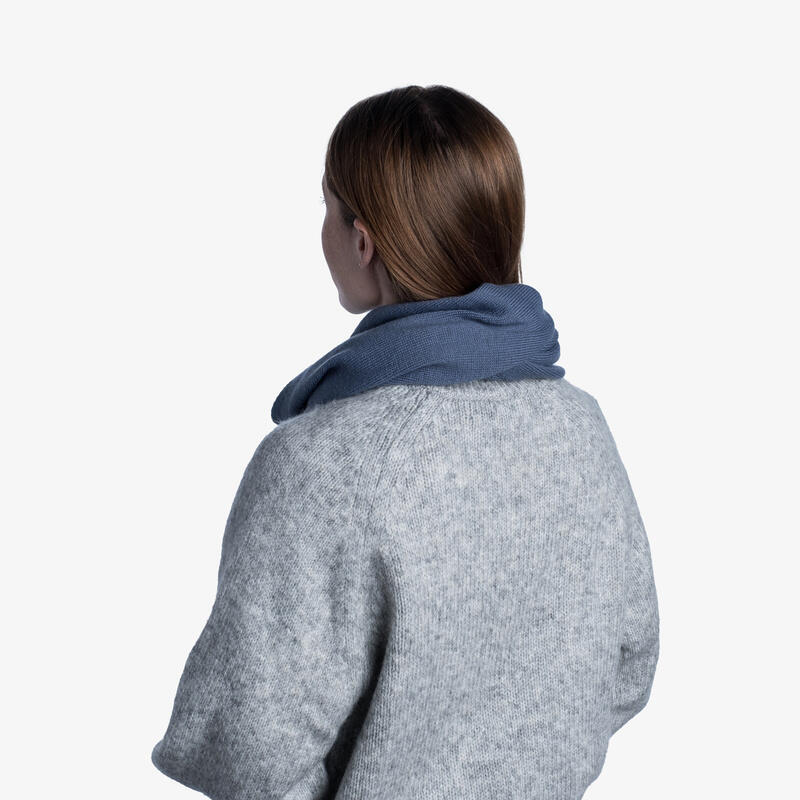 Komin Buff Knitted Infinity damski komin niebieski