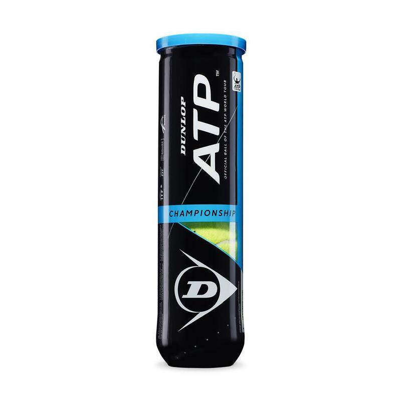 Set di 4 palle da tennis Dunlop atp championship