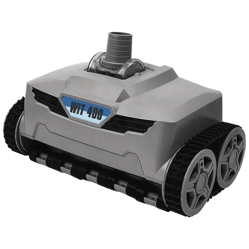 Robot de piscina de succión hidráulico "FASTER" - Suministrado con 12 tramos de