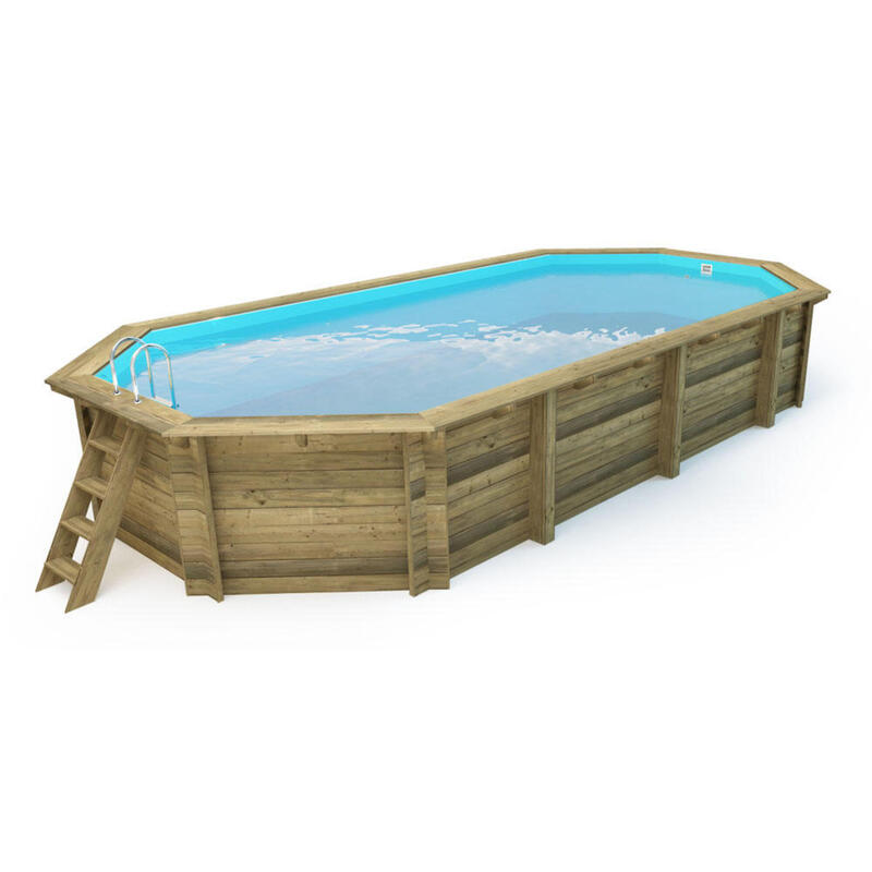 Piscine bois  Ibiza  - 8.57 x 4.57 x 1.31 m