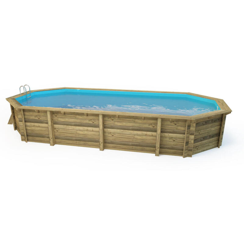 Piscine bois  Ibiza  - 8.57 x 4.57 x 1.31 m