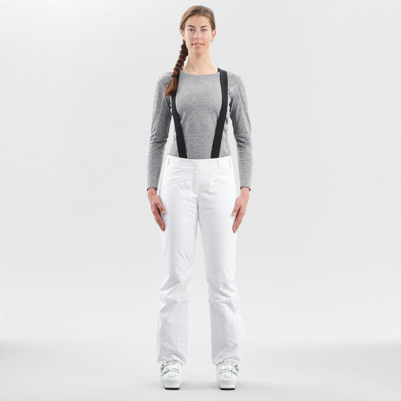 Refurbished - Skihose Damen warm - 580 weiss - SEHR GUT