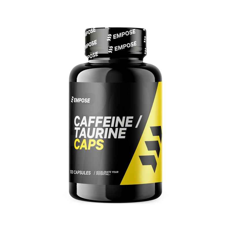 Koffein / Taurin Tabletten - 100 Kapseln