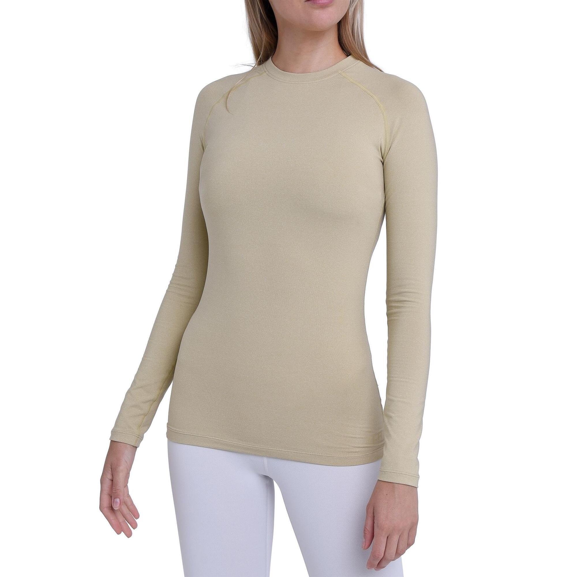 TCA Women's Super Thermal Base Layer Top - Sandstorm