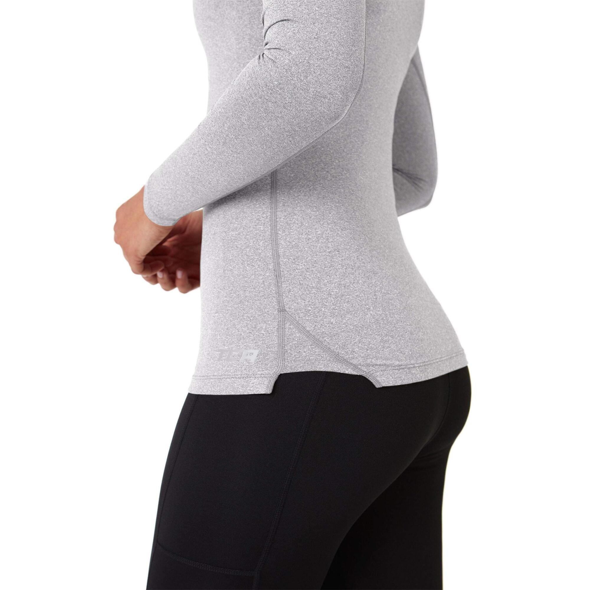 Women's Super Thermal Base Layer Top - Light Grey Marl 4/5