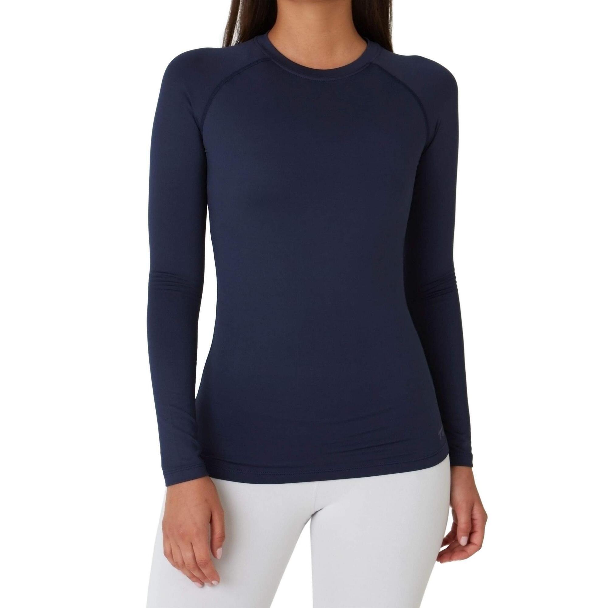 TCA Women's Super Thermal Base Layer Top - Navy Eclipse