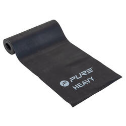 Pure2Improve weerstandsband XL zwaar 200 x 15 cm latex zwart