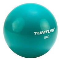 Tunturi ballon de fitness 12 cm 1 kg vinyle turquoise
