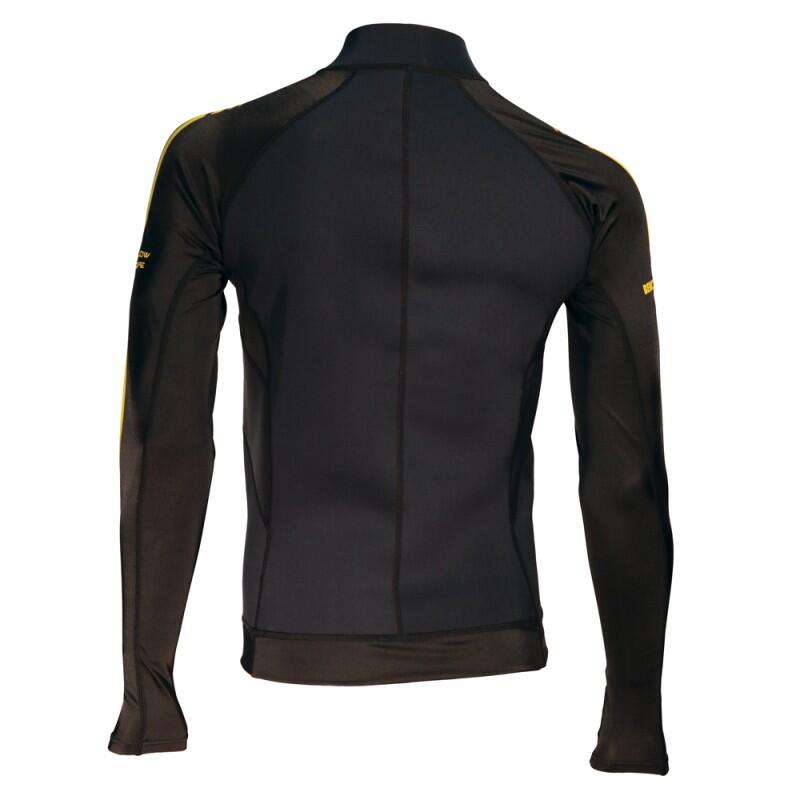 ATOLL VEST MEN'S 2MM WETSUIT TOP - BLACK