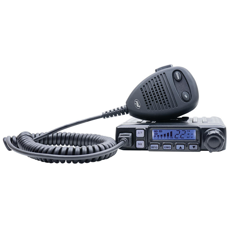 Rádio CB PNI Escort HP 7120 ASQ, ganho de RF, 4W, 12V e CB Antena PNI Extra 48