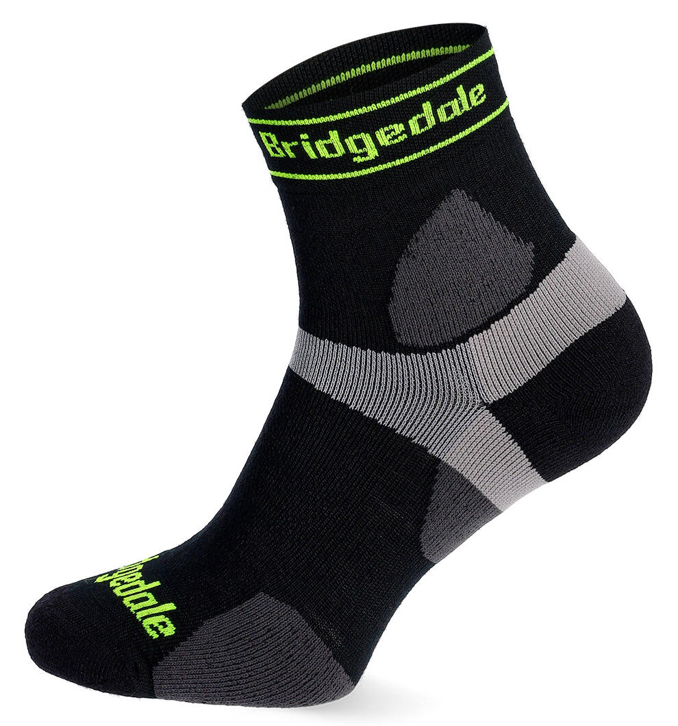 Bridgedale - Chaussettes de sport ultralégères en laine mérinos T2 pour hommes 5/6