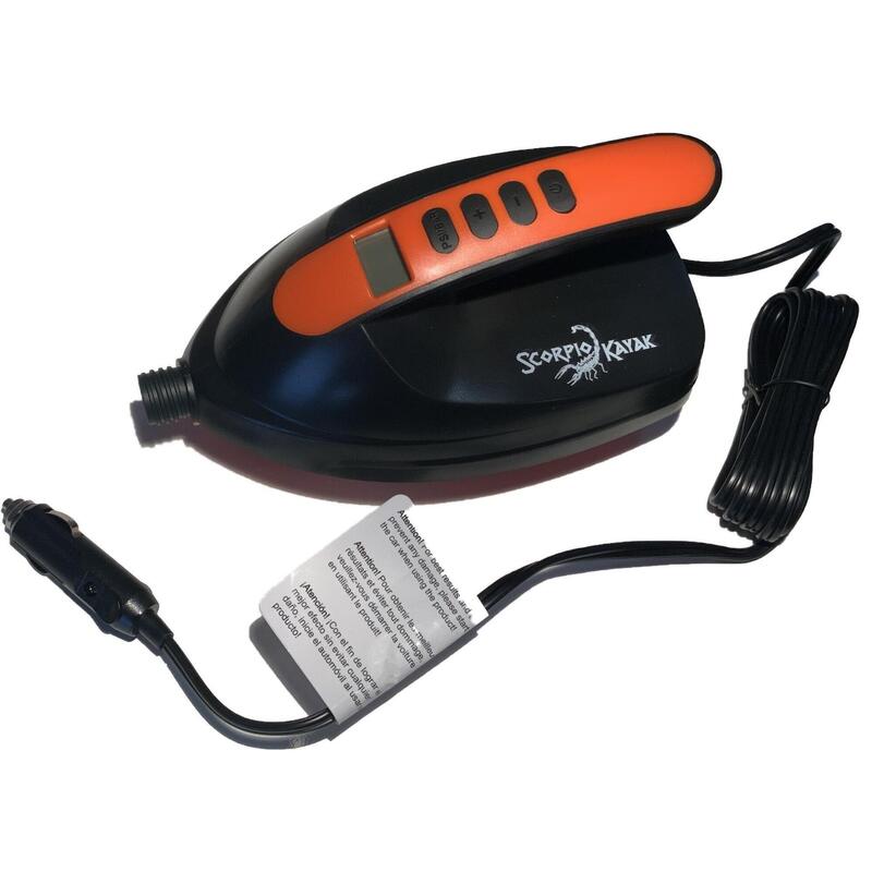 POMPKA ELEKTRYCZNA DO POMPOWANIA KAJAKA SUP SCORPIO KAYAK HT-781 12V 0-16 PSI