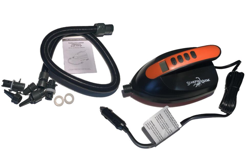 Pompka Elektryczna Do Pompowania Kajaka Sup Scorpio Kayak Ht-781 12V 0-16 Psi