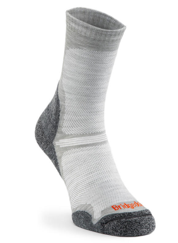 HIKE Ultralight T2 Merino Performance Original Crew Men's - Light Grey 4/5