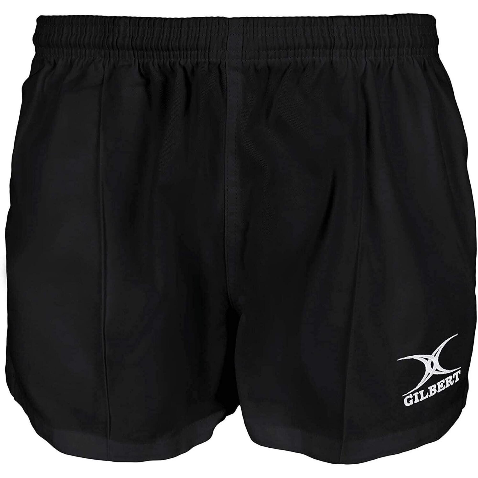 Gilbert - Short  Gilbert Kiwi Pro Senior Rugby - Noir Homme - Short - Noir - Decathlon