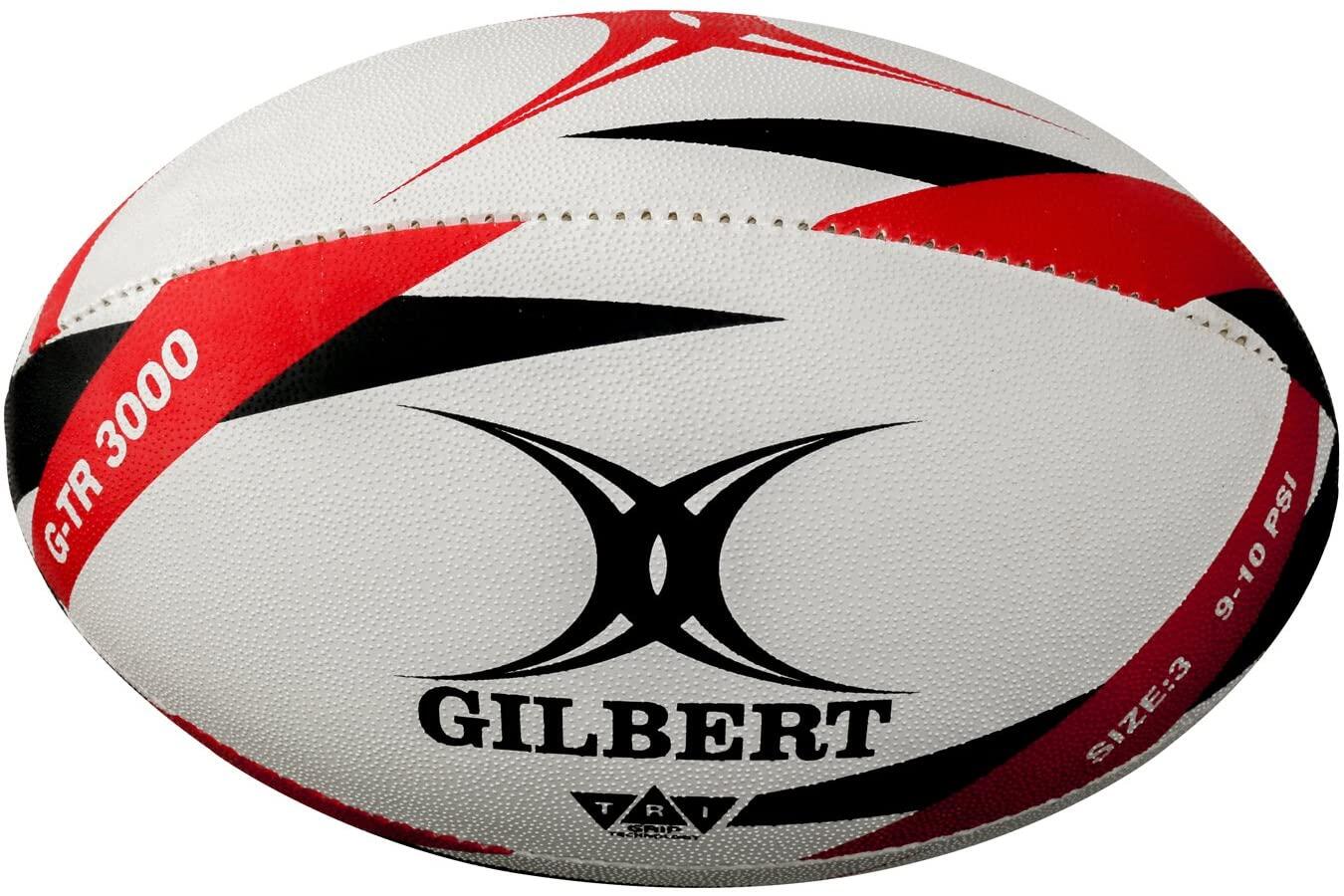 Ballon d'entraînement Gilbert G-TR300 - Rouge / Noir Taille 3 2/3