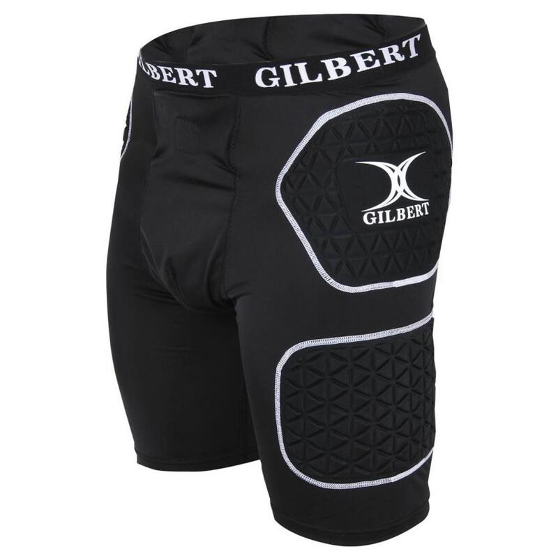Short de protection Noir Rugby Gilbert - Homme