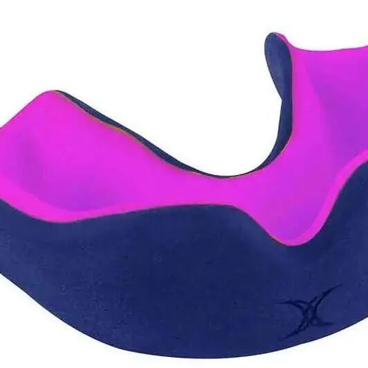 Gilbert XBrace Dual Density Mouthguard Marine and Pink