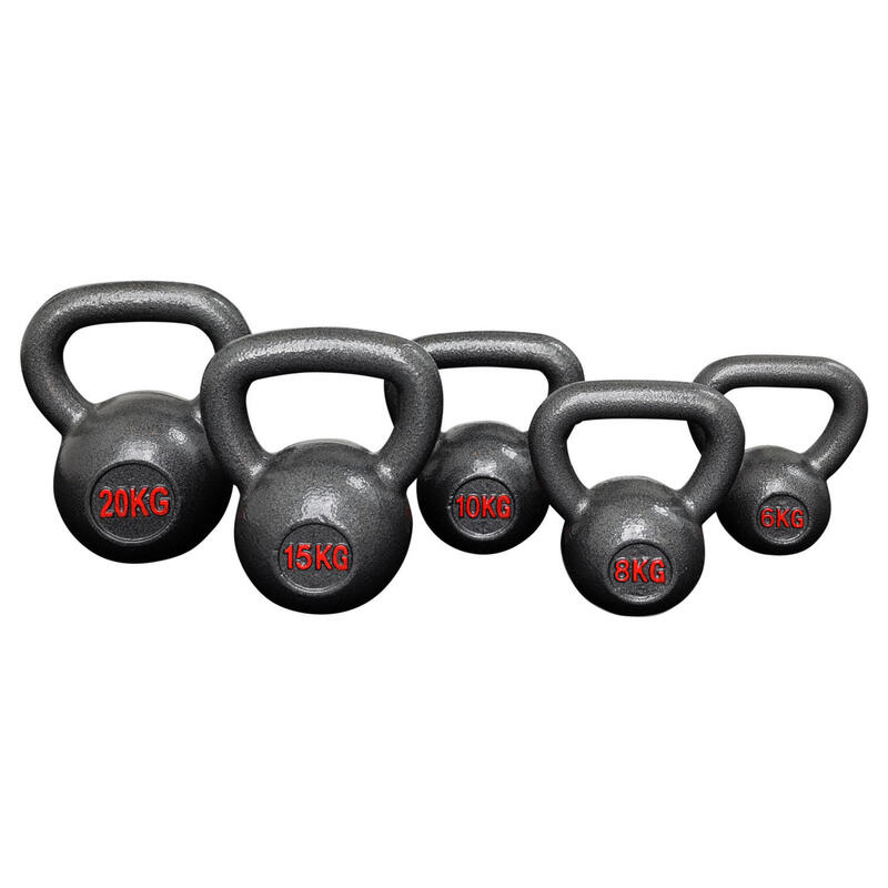 Kettlebell in ghisa - 10 kg per il fitness e l'allenamento della forza