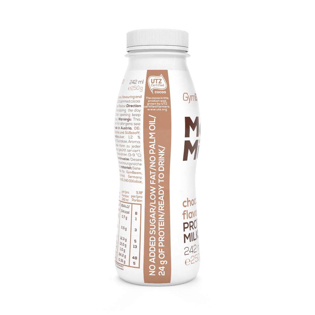MoiMüv białkowy Milkshake GymBeam 242 ml czekolada 3/3