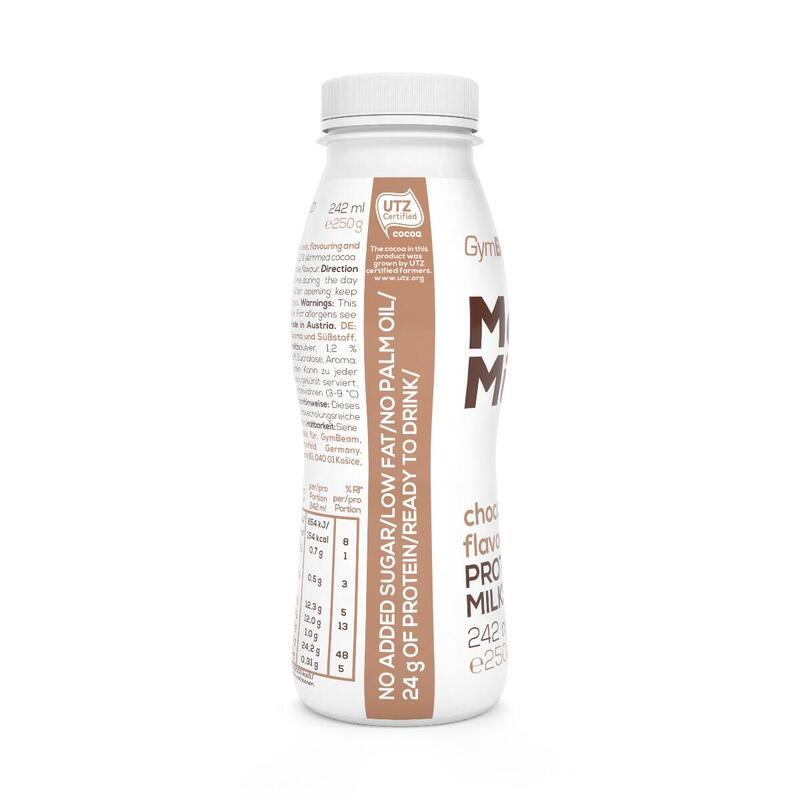 MoiMüv białkowy Milkshake GymBeam 242 ml wanilia