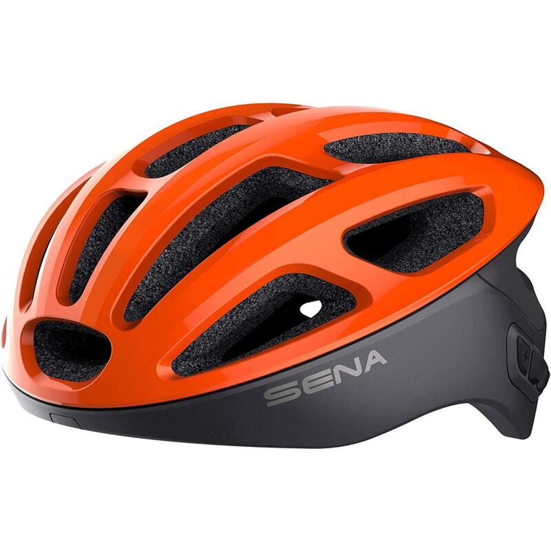 CASCO DA BICI (CON SISTEMA DI COMUNCIAZIONE INTEGRATO ) SENA R1, ARANCIONE