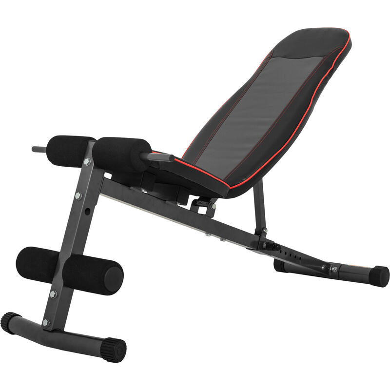 Gorilla Sports Banco abdominales extra grandes entrenamiento con pesas