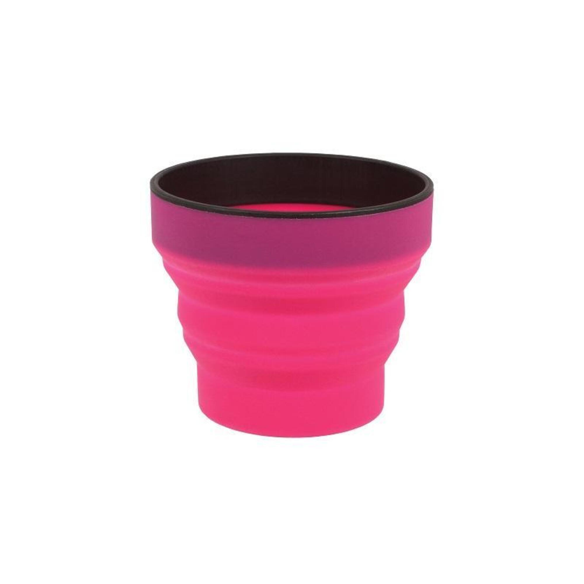 英國矽膠摺杯Silicone Ellipse FlexiMug Pink