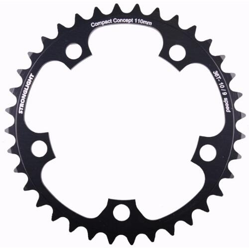 Plateau Shimano/Sram/FSA Type S Dural 9/10S 34T Pas 110 Noir